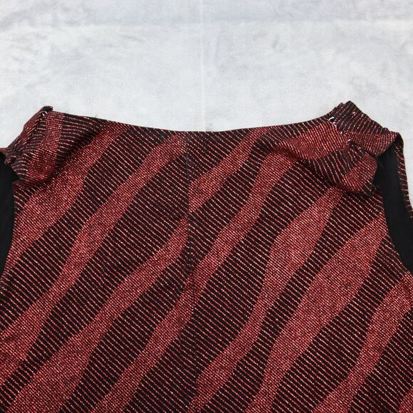 DressBarn Suits Womens 22 Red 2 Piece Embroidery Blazer Jacket and Tank - Picture 14 of 16